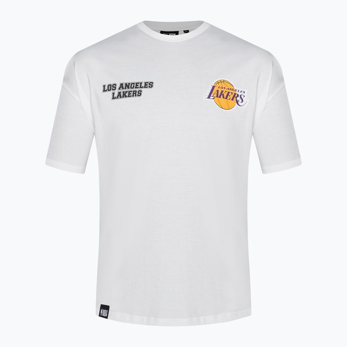Men's New Era NBA Large Graphic BP OS Tee Los Angeles Lakers white 6